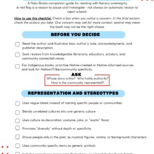 Red Flags Checklist: Companion Guide for Reading with Literacy Sovereignty (FREE)